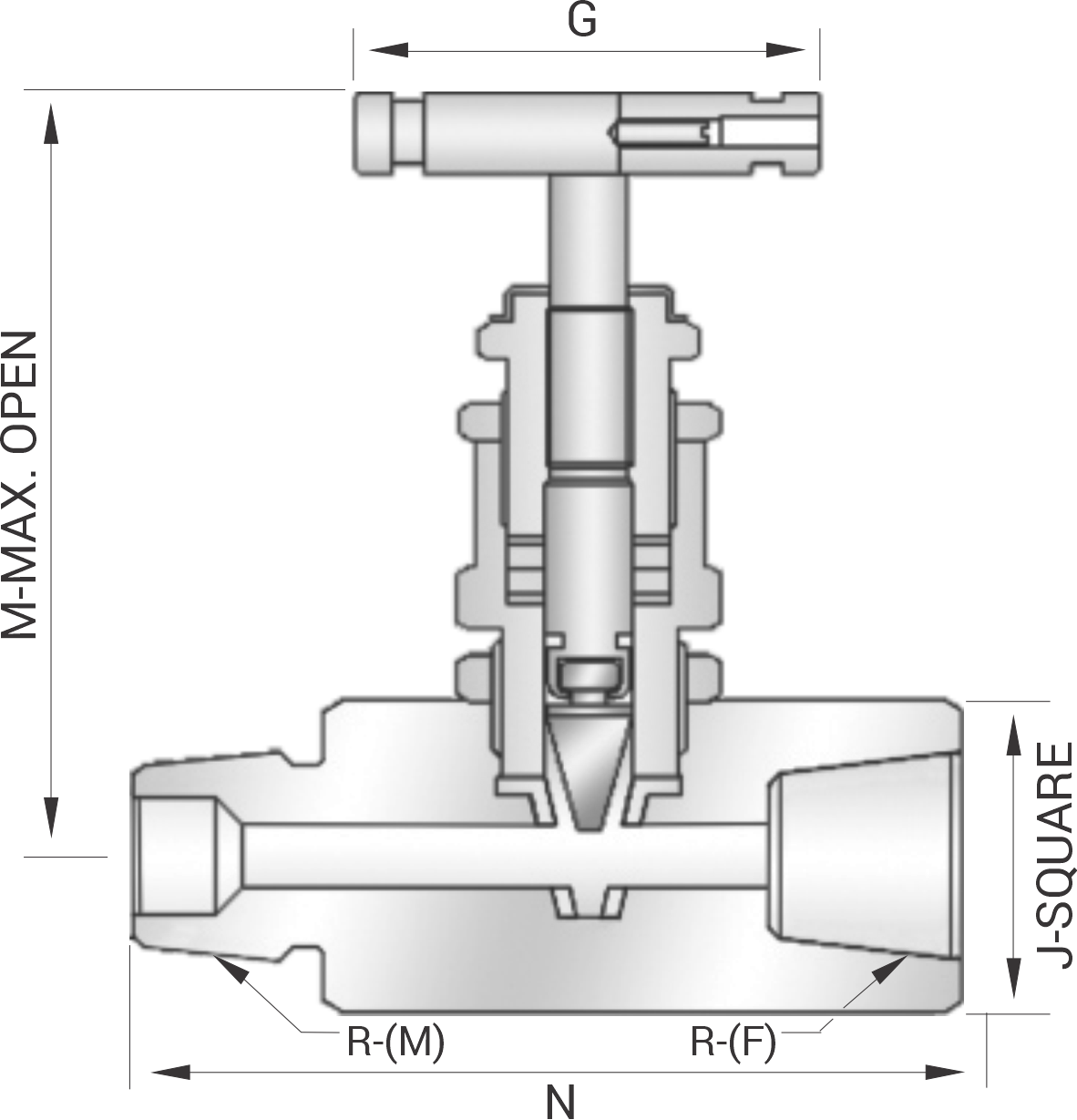 Soft Seat Needle Valve (Male x Female)